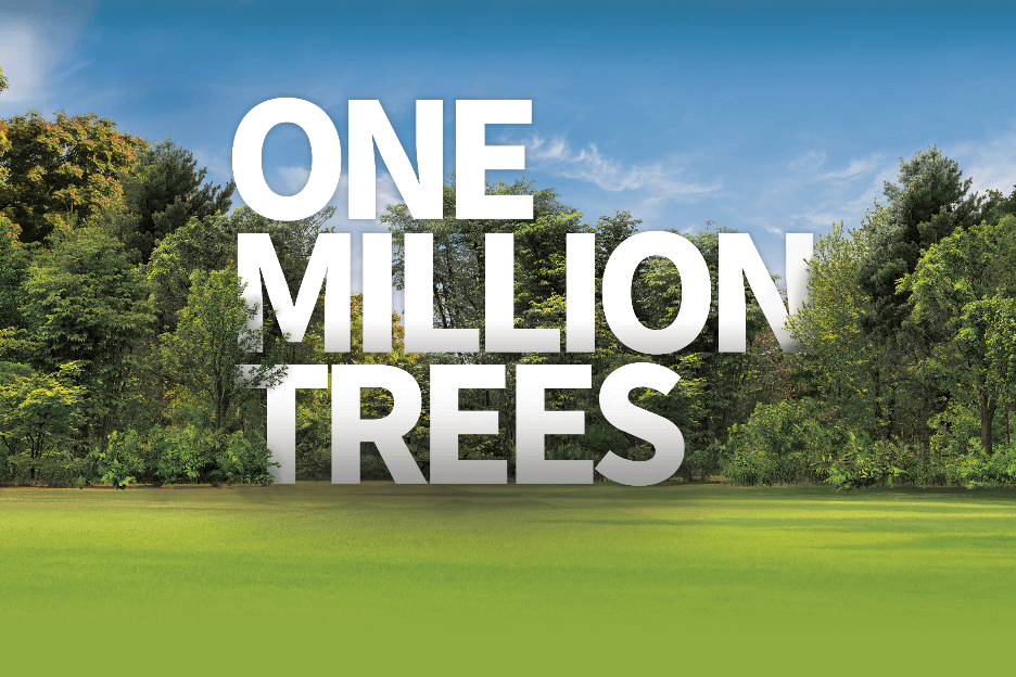 one million trees