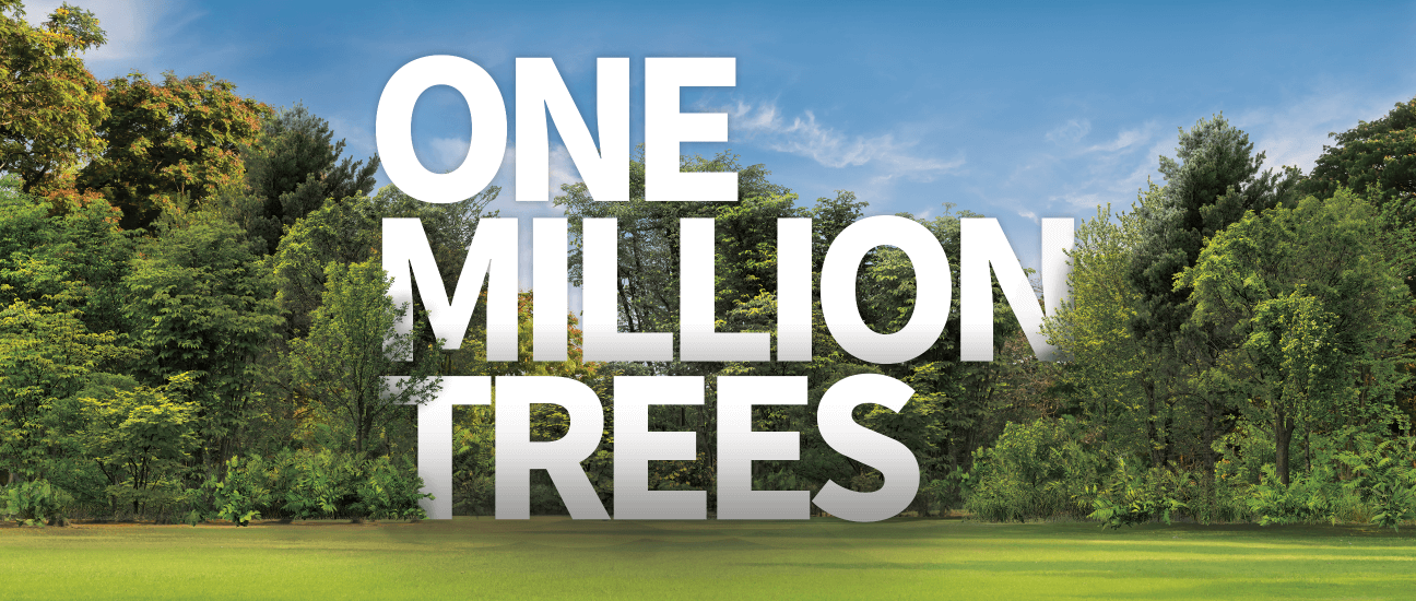 one million trees