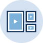 Video frames icon